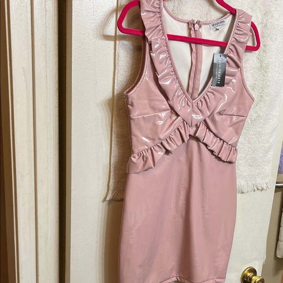 Fashion Nova Dresses & Skirts - 🎀🩷🤍🌸Fashion Nova Peppa Latex Dress🎀🩷🌸🤍